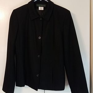 Harve Bernard black wool lined jacket